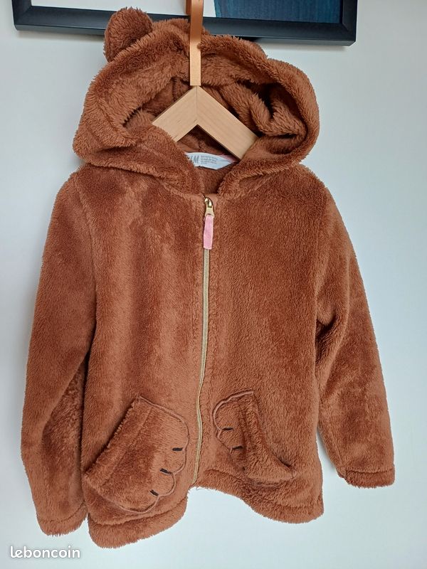 Veste peluche fille de marque H&M Vêtements