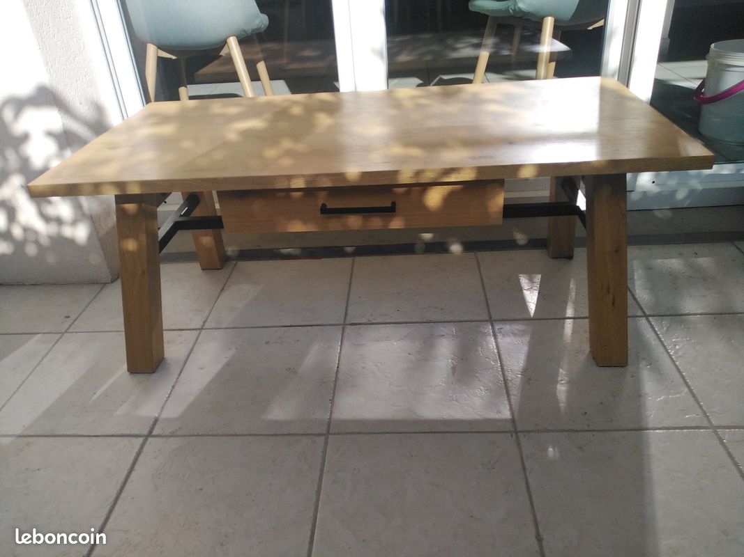 Table basse en bois (image 2)