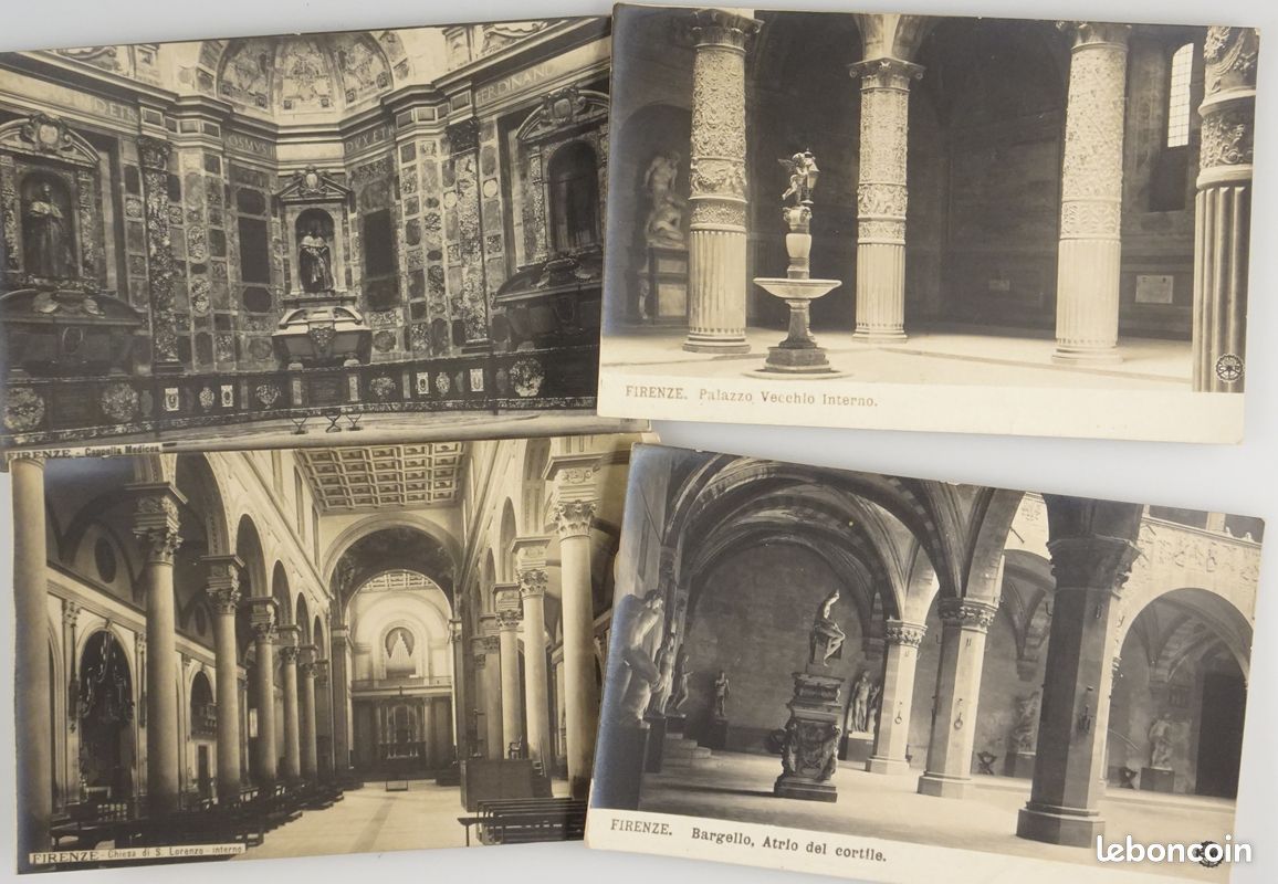 Cartes postales anciennes Florence Italie (image 1)