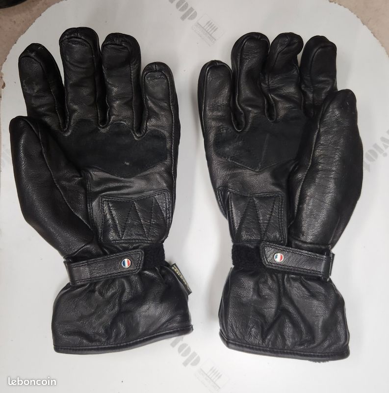 Gants moto hiver cuir Vquattro (image 2)