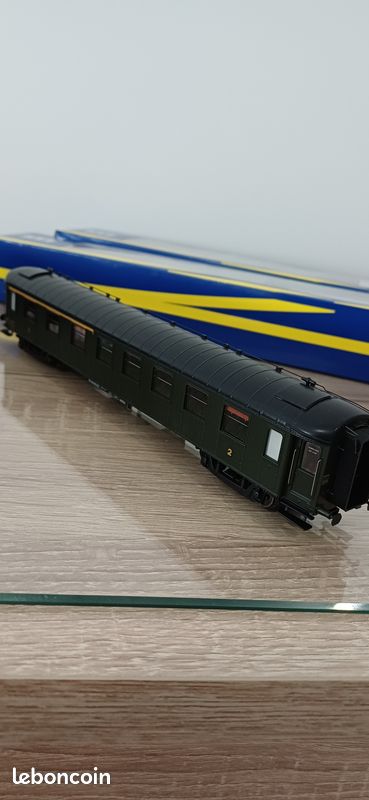 2 Voitures OCEM courtes REE mixtes 1/2e classe SNCF épq 3 (image 12)