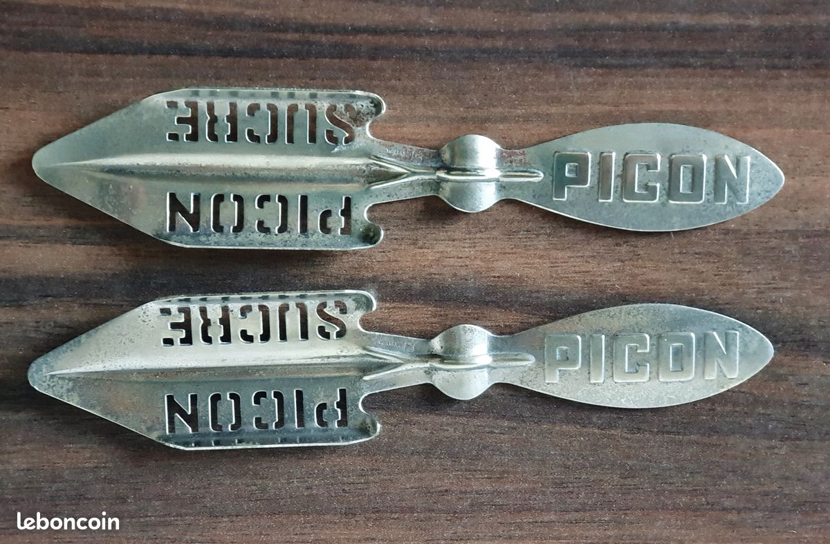 Lot de 2 Cuillères à sucre PICON Vintage (16cm) (image 1)