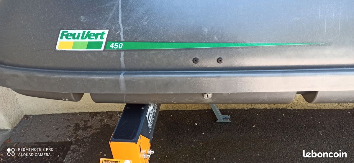 Coffre de toit feu vert 450 litres (image 3)