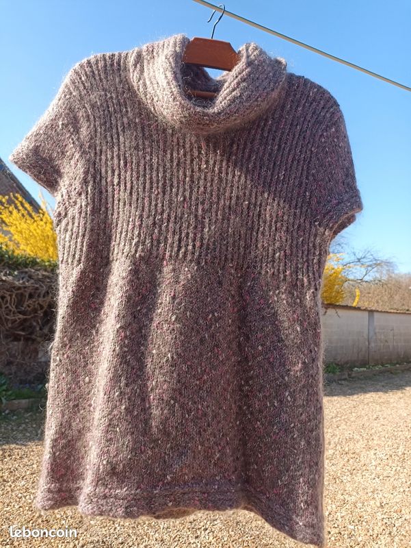 Pull/Gilet Armand Thiery Taille 42/XL Gris - Occasion En Très Bon état, Idéal Pour Un Look Casual Chic