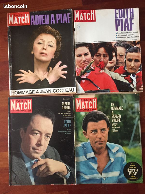 4 Paris Match Edith Piaf 1960 1963 (image 1)