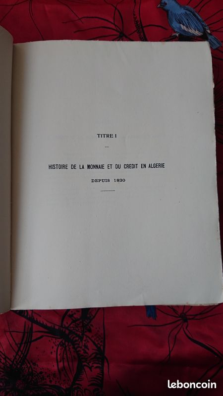 Rare ouvrage – La Monnaie et le Crédit en Algérie depuis 1830 – P. Ernest-Picard (1930) (image 6)