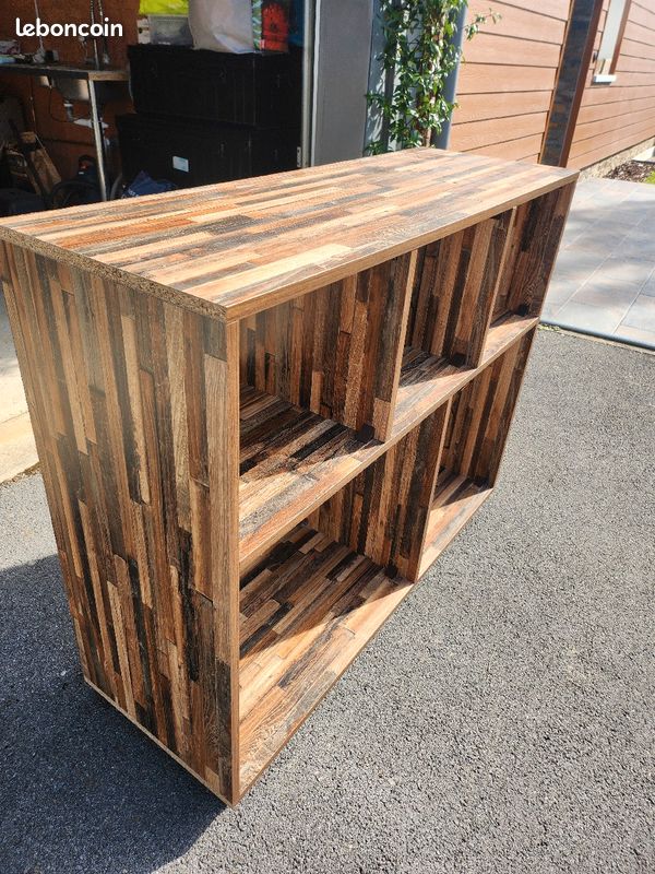 Meuble déco fait maison sur roulettes (image 3)