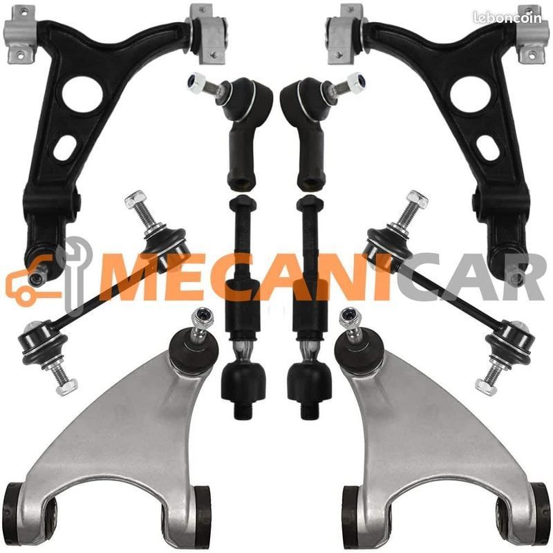 Kit triangle Alfa romeo 147 156 GT bras de suspension biellette rotule axiale avant​⁭‍⁢⁮‌⁫⁫⁭​⁭⁫​⁮⁯ (image 1)