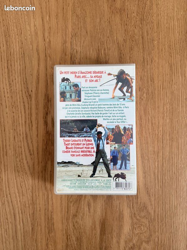 VHS Indien dans la ville – Thierry Lhermitte, Patrick Timsit – Comédie culte (image 2)