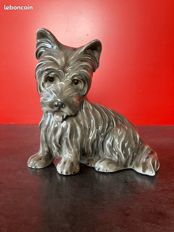 Fox-terrier en porcelaine de la manufacture de Carl Scheidig de 1950 (image 1)