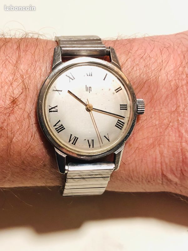 Cadran De Montre Vintage LIP - Dimensions 23.65 X 23.65 Mm, Neuf Sans étiquette