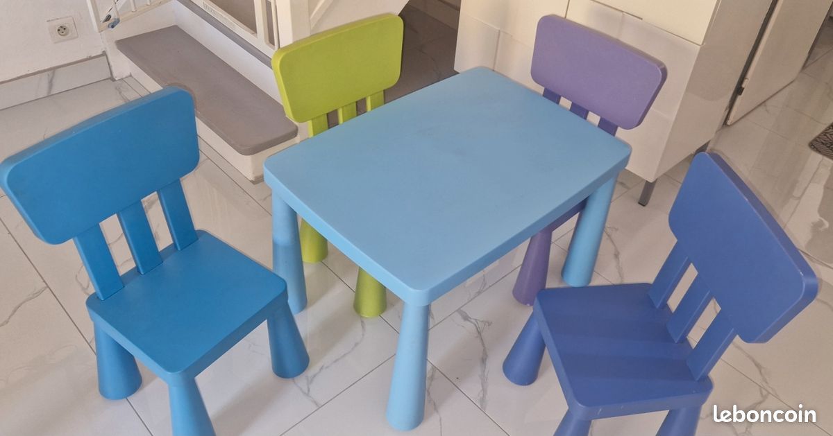 Table +4 chaises Ikea (image 4)