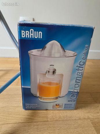 Presse-agrumes Braun Citromatic MPZ 22 – Bon état – Avec boîte