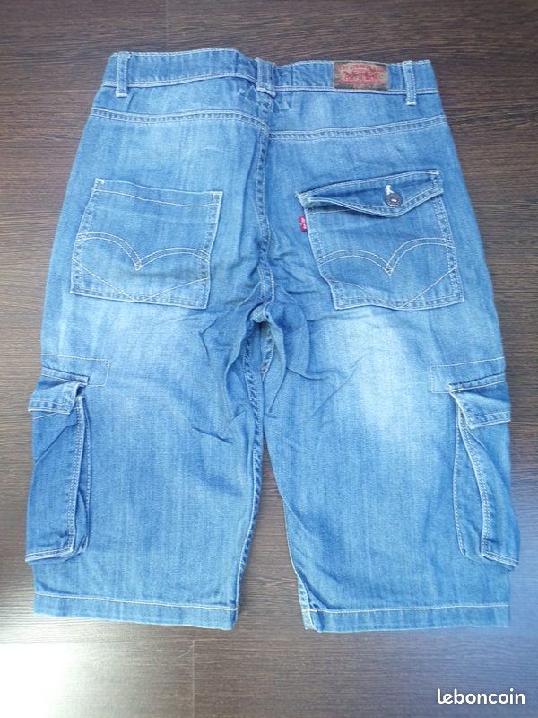 Levis levi's bermuda jean tee shirt 14 ans (image 2)