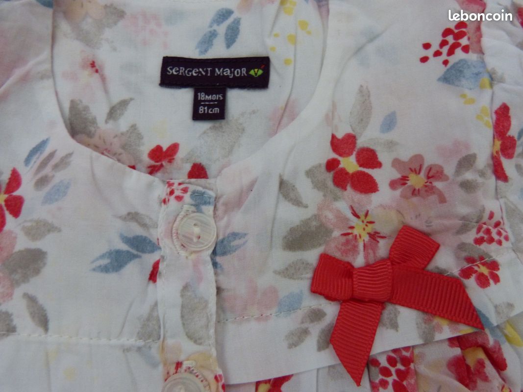 Blouse Sergent major 18 mois ETAT NEUF (image 2)