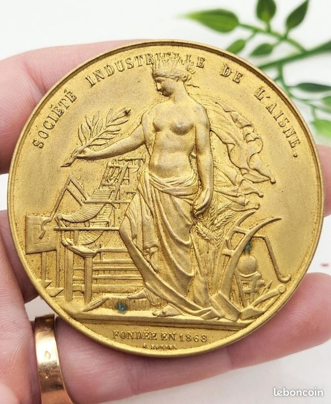Médaille Bronze 1946-1996 50 Ans Du Plan Par Mayot - 81mm - Commissariat Général