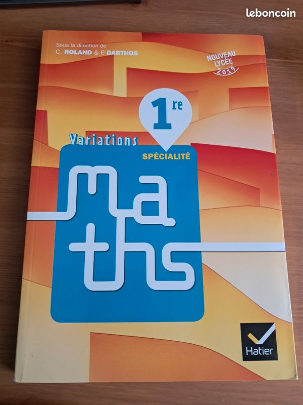 Manuel mathématiques 1ère spécialité (image 2)