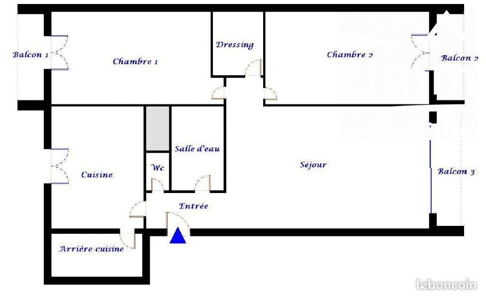 Appartement 3 pièces 64 m² — 10