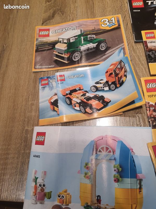 Notice et boîte lego vide (image 2)