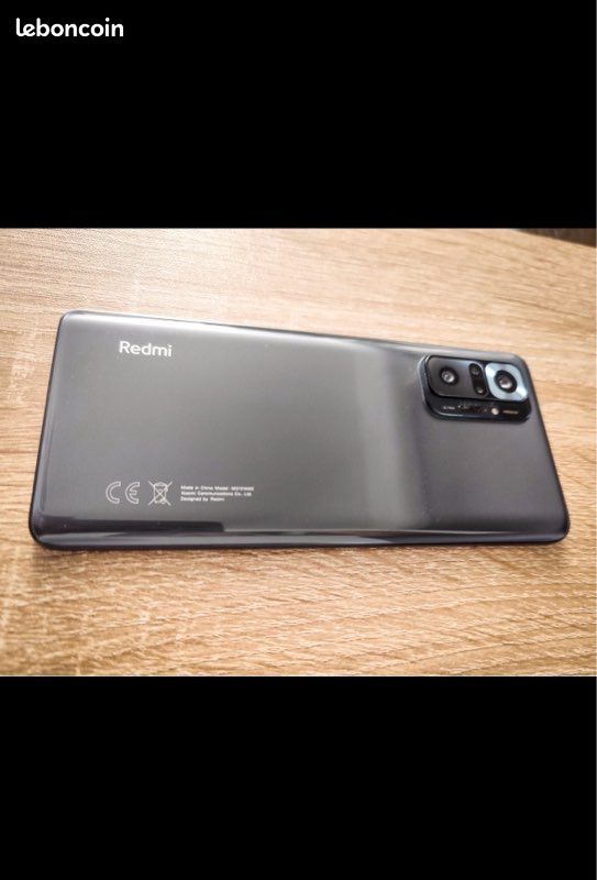 Xiaomi Redmi Note 10 Pro 128 Go – Gris, Débloqué, 6 Go RAM, Très Bon état