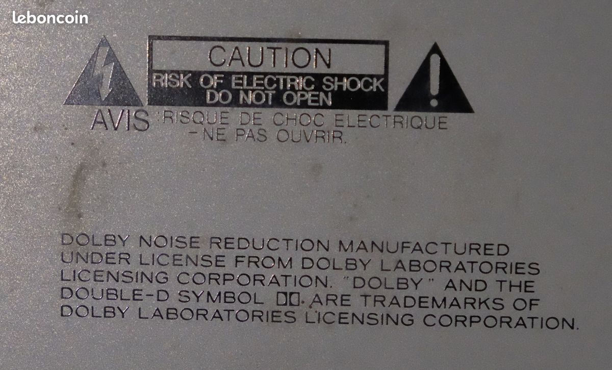 Lecteur de double cassettes TEAC (image 5)