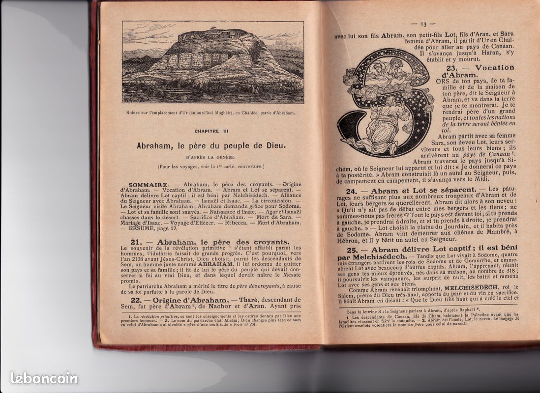 BIBLE SCOLAIRE ILLUSTREE - L . Alain (image 3)