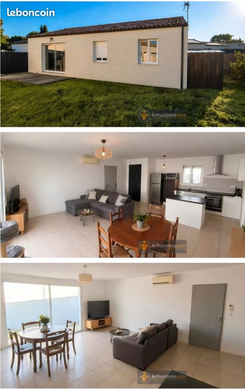 Maison 4 pièces 80 m² · à Coëx · 80 m² · 239 000 €