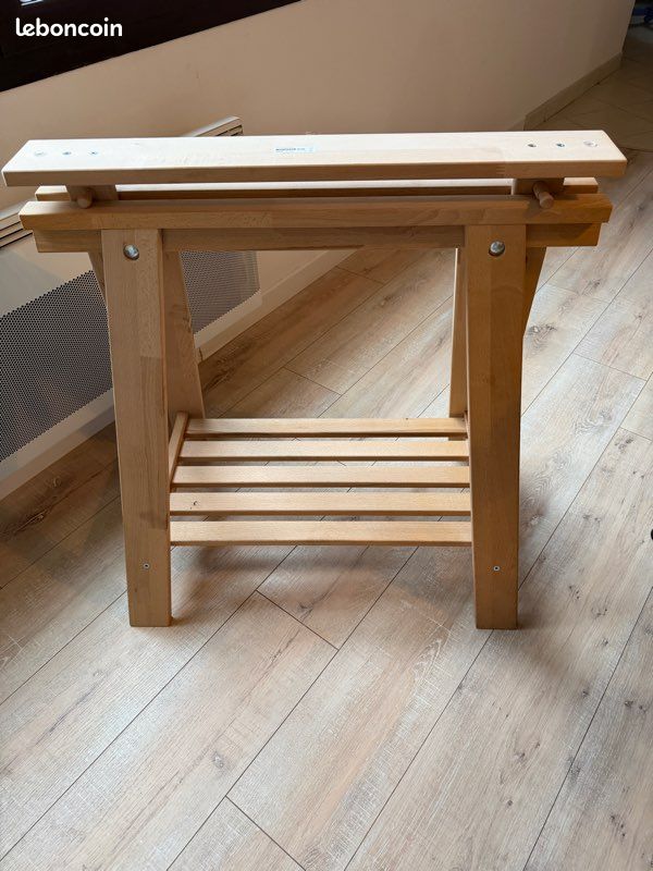Lot de 2 Tréteaux en bois Hauteur: 72cm largeur : 70cm (Gebraucht) in