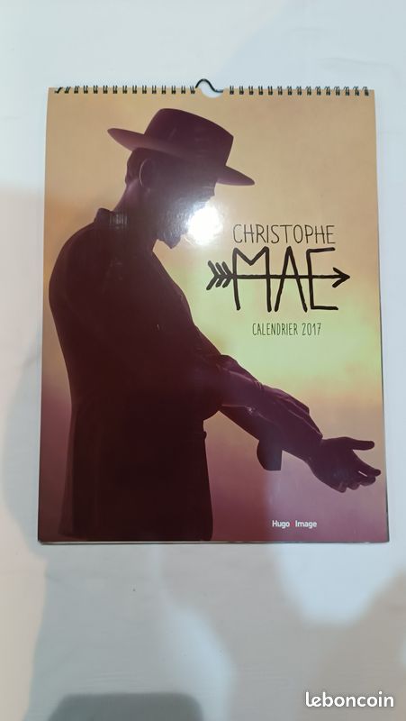 Calendrier Christophe Maé 2017 (image 1)