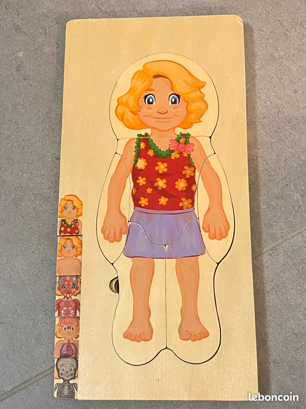 KABENFIS Puzzle corps humain 29 pièces pour garçons pour garçons et filles