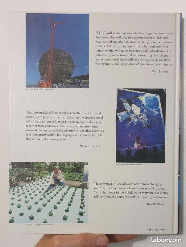 Epcot Center - Creating the new world of tomorrow (Disney, première édition de 1982, comme neuf) (image 2)