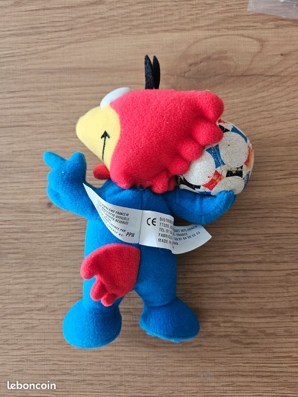 Peluche Footix 1998 – Coupe Du Monde France – 23 Cm – État Correct