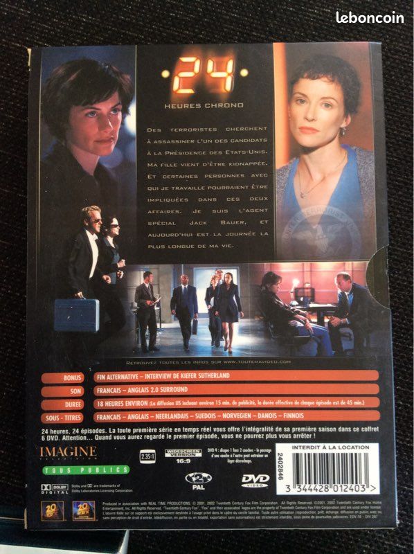 Lot dvd 5 saisons 24h chrono (image 2)