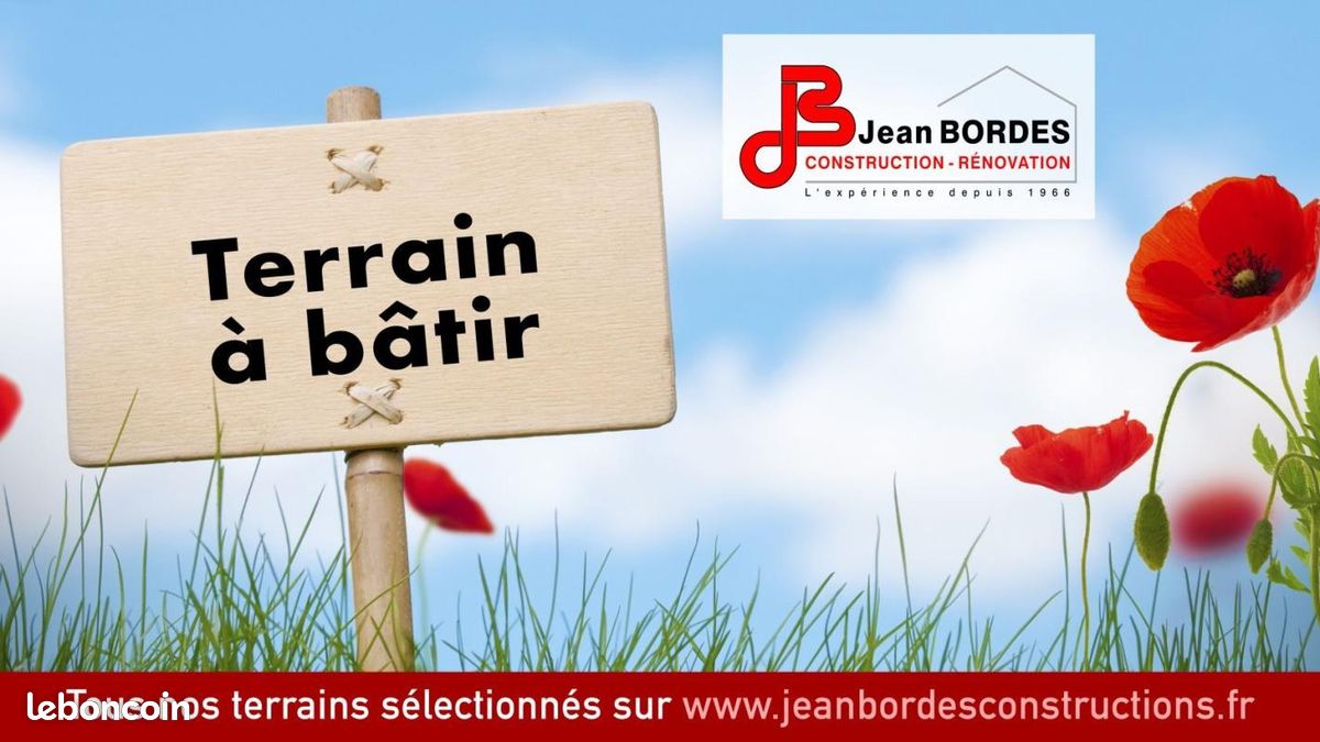 Terrain 1 300 m² Saint Sever · à Saint-Sever · 33 000 €