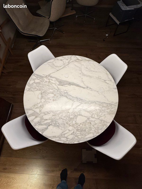 Table en marbre Knoll Tulipe (image 13)