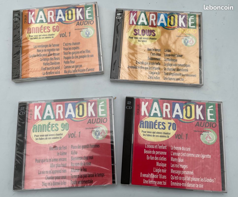 Lot de 4 cd Karaoké (image 1)