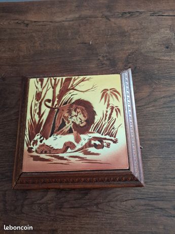 ANCIEN DESSOUS DE plat musical Longwy Oiseaux EUR 39,90 - FR