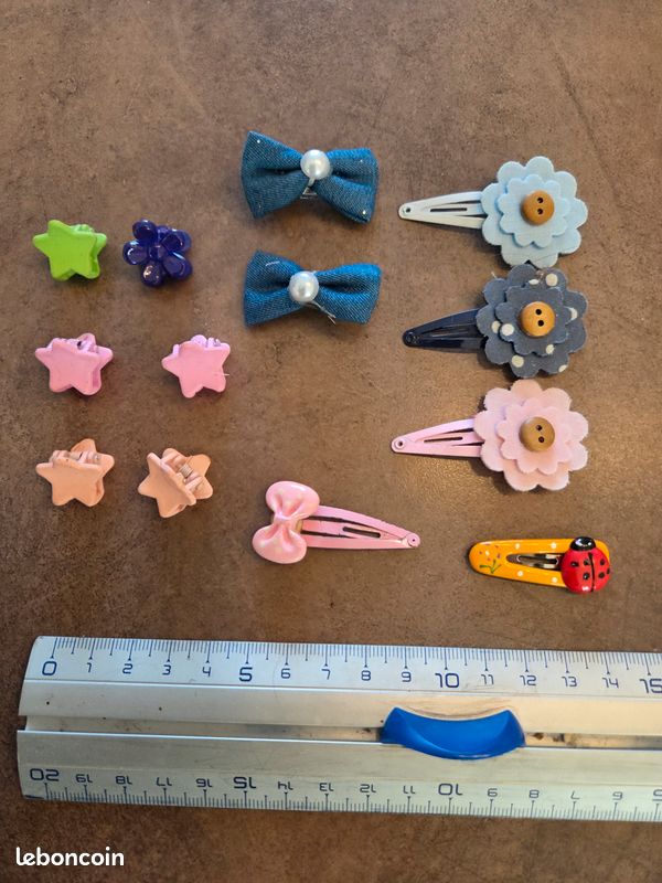 Lot D'accessoires Cheveux Néon Pour Fêtes - Mélange De Couleurs, Revente