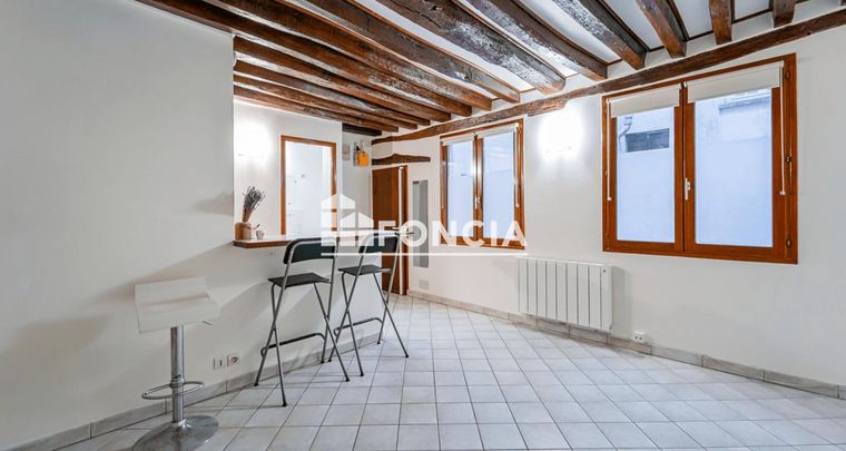 Appartement 1 pièce(s) 22 m²à vendre Paris-4e-arrondissement