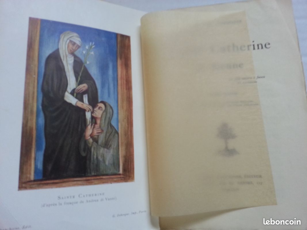 Johannes JOERGENSEN Sainte Catherine de Sienne Paris Gabriel BEAUCHESNE 1924 (image 3)