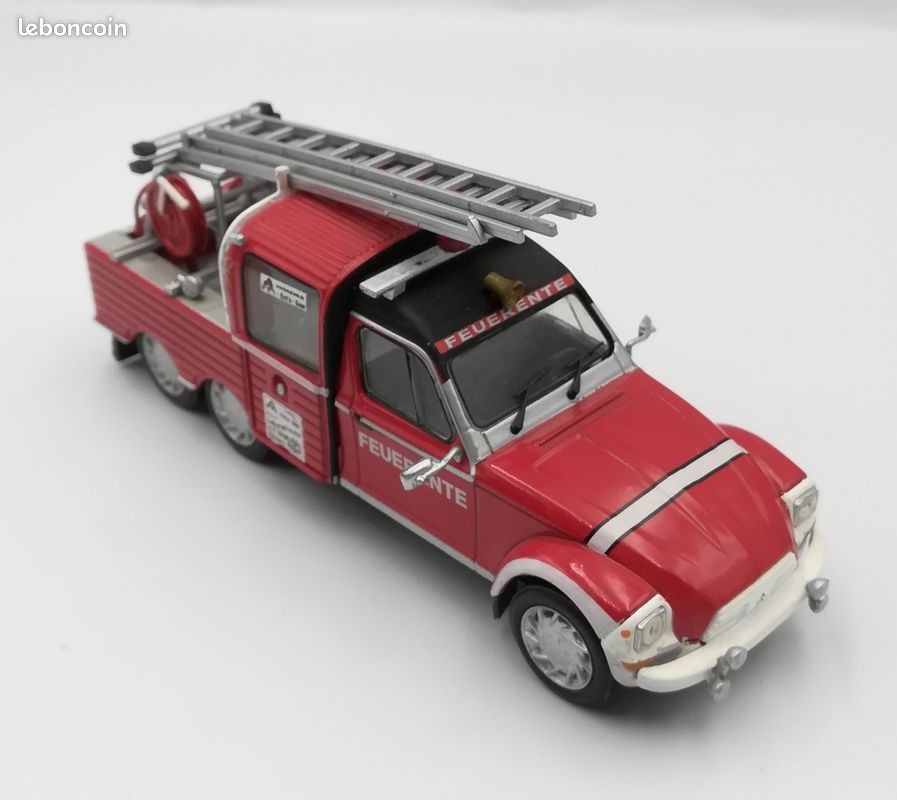 Modellino in miniatura Citroen T46 1/43 Norev pompiers ville de givors