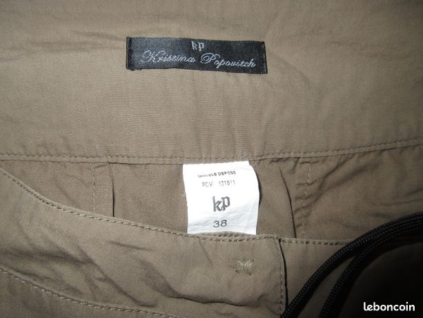 Veste Femme Kristina Popovitch 100% Coton - Taille 38 - Noir - Style Chic Décontracté - Occasion Très Bon état