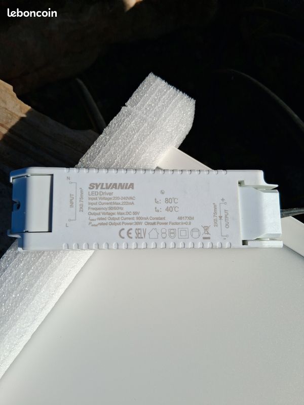Pavé led 60×60 sylvania 36w 4000K (image 2)