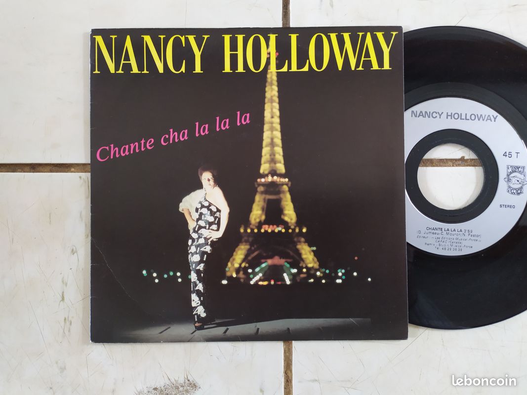 SP 45 Tours vinyle - Nancy HOLLOWAY –  Chante cha la la la (image 1)