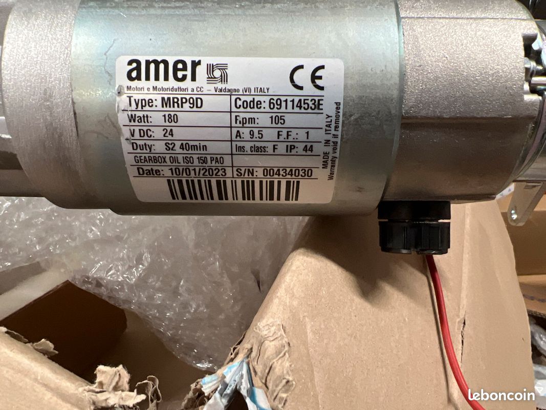 Motoreducteur AMER MRP9D 180w (image 2)