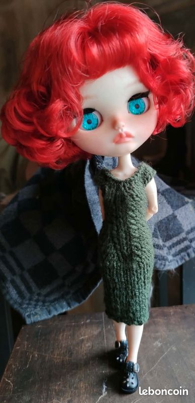 À vendre poupée blythe personnalisée signée et numerotée, nommée Leeloo (image 8)