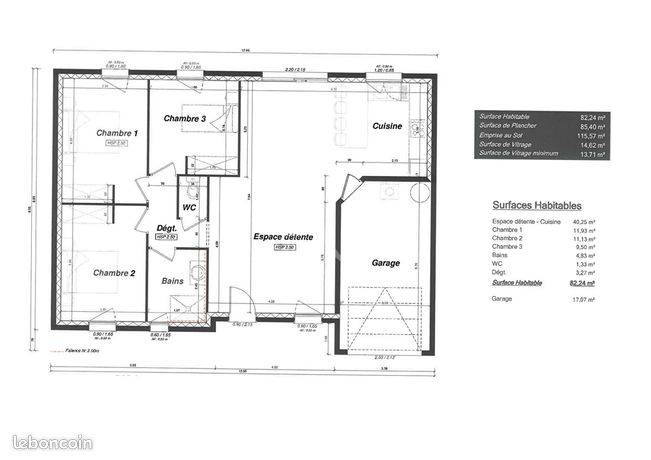 Maison 4 pièces 82 m²