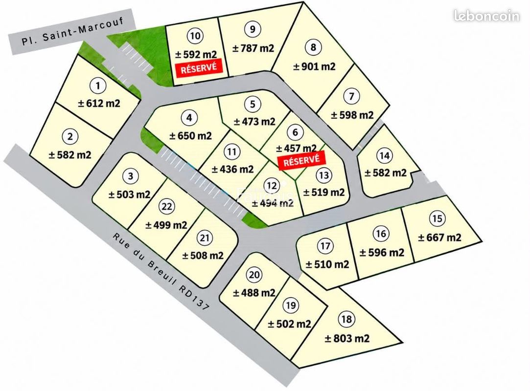 Terrain 473 m² · à Port-Bail-sur-Mer · 473 m² · 41 394 €
