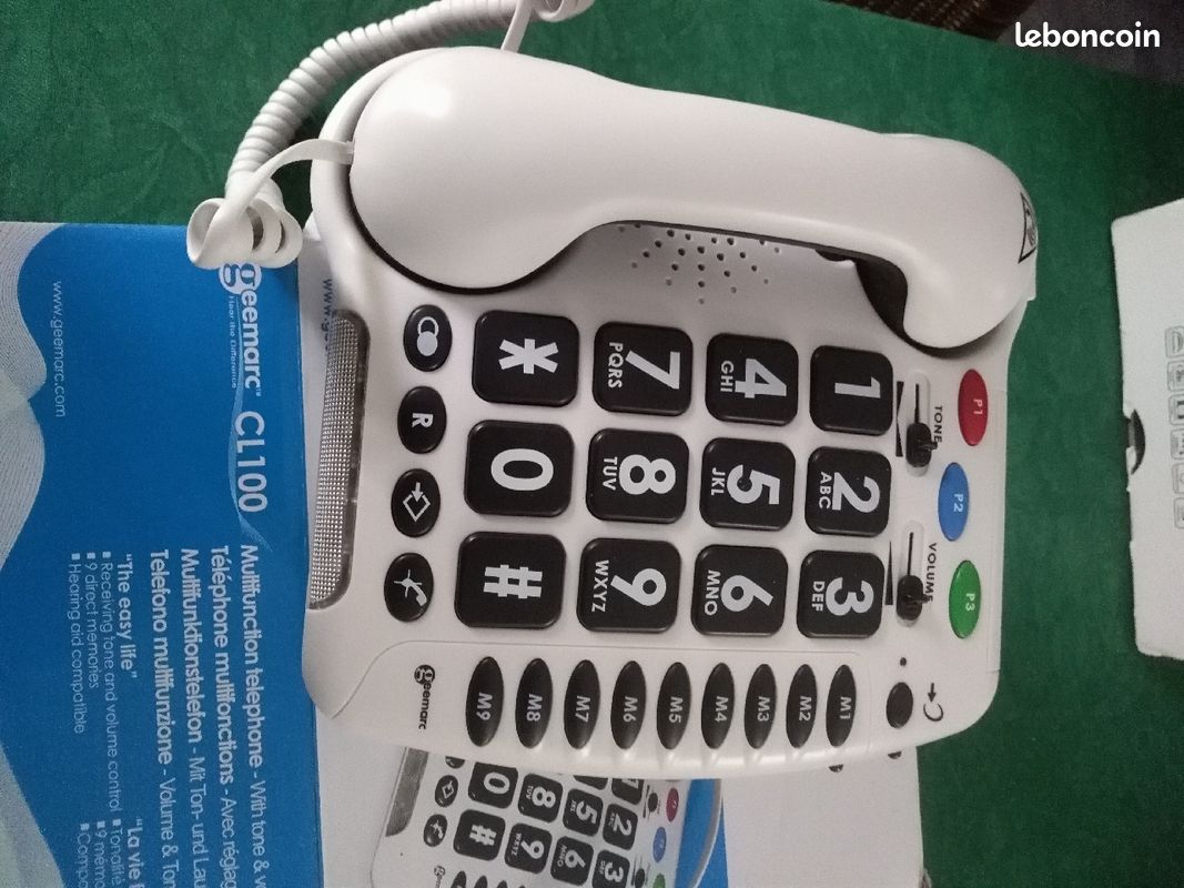 Téléphone Neuf pour mal voyant et mal entendant (image 1)