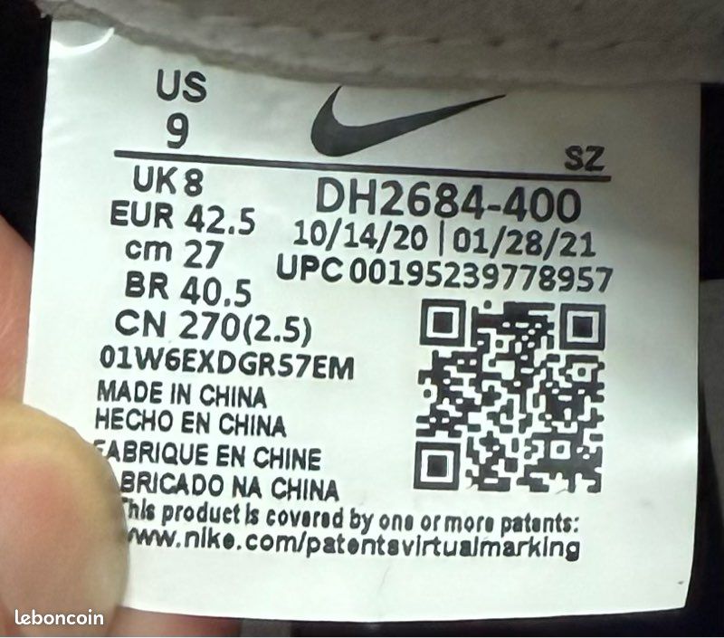 Nike Sacai wafle bleu (image 7)
